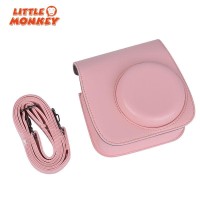 Tas Bahu Model Retro Kamera Bahan Kulit PU Untuk Fujifilm Instax Min