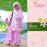 baju busana muslim anak / gamis dress muslim anak labella 2C.14(2-6th)