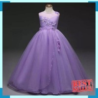 GA2570 RIANA DRESS PURPLE / gaun pesta ulang tahun anak remaja / pagar