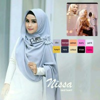 Jilbab instant nissa pashmina abu