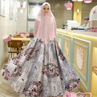 Syari dewasa fashion muslimah hijab muslimah remaja syari aster pink