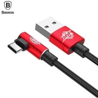 Kabel Type C Gamer Xiaomi Samsung Oppo 1.5A 2M Merk Baseus MVP Elbow