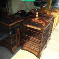 Kandang burung bagus mantap kuat ukiran