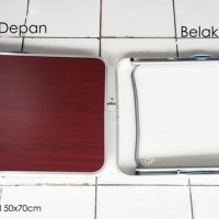 Meja Lipat Koper Kecil 50X70Cm Portable Praktis Simple Serbaguna Murah