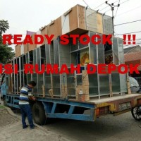 Lemari Rak Piring Kompor Magic Com Kaca Keramik 3 Pintu Allumunium