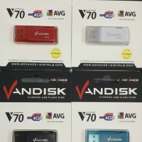 Flashdisk Vandisk Advance V70 4gb V 70 4 gb Flash disk - Hitam