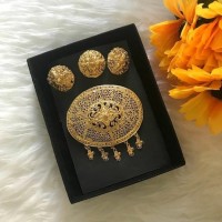 SET BROS ALPAKA AKSESORIS KEBAYA BALI (FULL GOLD PLATED) BA 59