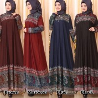 Best Produk Baju Gamis Wanita Gamis Calvin Jeans Gamis Jumbo 4L & 5L