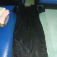 Dress tempahan warna hitam fit body ya. Ld94