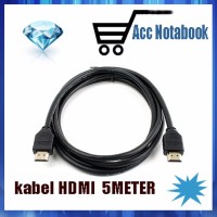 EXCLUSIVE kabel hdmi 5meter Versi 1 4 laptop ke TV High Speed LARIS