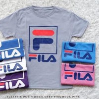 Terbaru Dengan Harga Terjangkau Atasan Kaos Fila Wanita 14149 - Pink