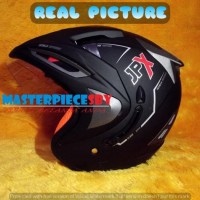 Best seller BLACK DOFF HELM JPX SUPREME 100 ORIGINAL DOUBLE VISOR INK