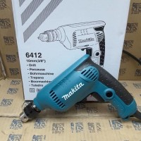 Mesin Bor Tangan Besi Kayu Makita 10mm 6412 alat pertukangan