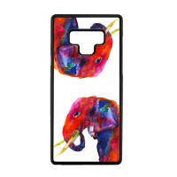 Casing Samsung Galaxy Note 9 color full watercolor elephant G0087