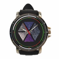 Jam Tangan Model Analog Pria dan Wanita Custom Theme EXO Art 07