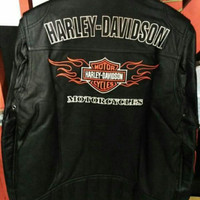 Jaket Pria Kulit Domba Sapi Super Harley Davidson