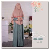 SHAFEEYA - GAMIS HANA LINEN PINE GREEN