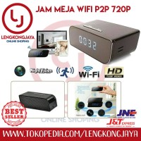 KAMERA TERSEMBUNYI WIFI JAM MEJA ORIGINAL HD 720P NIGHT VISION WIFI