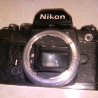 bodi kamera analog nikon fm2 hitam