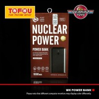 WK Design Power Bank 10000mah Nuclear WP-016 Black Original Murah