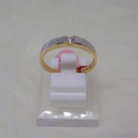 CINCIN RING MATA SATU EMAS PERHIASAN KADAR 375%