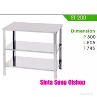 MEJA DAPUR / MEJA KOMPOR GAS / RAK DAPUR / KITCHEN ROYAL SET