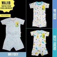Pakaian Bayi Unisex Baju & Sepatu Velvet Junior Xl Xxl Setelan AIB4136