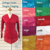 Kebaya Encim Panjang Ke02 Size Jumbo (2L- 5L) Kebaya Betawi / Kartini