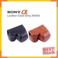 Bag Tas Leather Case Kamera Mirrorless Sony Alpha A6000 Promo