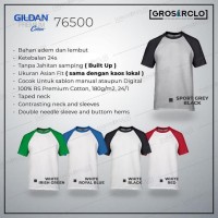 Gildan Raglan Kaos Polos Original Satuan Grosiran Murah Jakarta