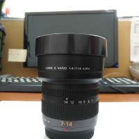 Panasonic Lumix G-Vario 7-14mm F4 ASPH - 1063 Mulus Murah (Nego/TT)
