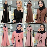 Zhafira by Shofiya, dress maxi/gamis/longdress mimosa dryfit