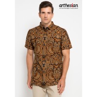 [Arthesian] Kemeja Batik Pria - Garuda Kencana Batik Printing