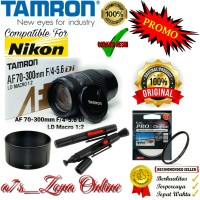 PROMO Lensa Tele Nikon SLR/DSLR Tamron AF 70-300mm F/4-5.6 RESMI