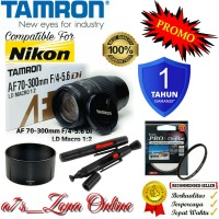 PROMO Lensa Tele Nikon SLR Tamron AF 70-300mm F/4-5.6 Di LD Makro 1:2