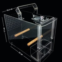 LOVEBIRD MINI BOX, KANDANG LOVEBIRD AKRILIK, TRAVEL CAGE, CAGE