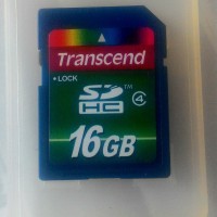 Transcend SDHC Memory Card 16GB Class 4