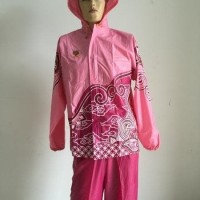 BS6 JAS HUJAN STELAN MOTIF BATIK INDONESIA merk TIGER HEAD BAJU CELAN