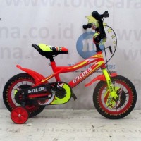 12IN GOLDEN STORM BMX SEPEDA ANAK LAKI-LAKI USIA 2 - 4 TAHUN