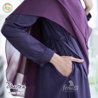Gamis Fenuza zhafira series mauve grape