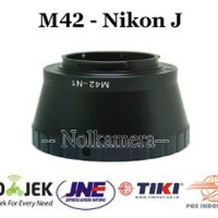 Adapter Lensa M42 To Nikon 1 J1 J2 J3 J5 V1 V2 S1 Berkualitas