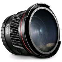Lensa Kamera HD 0.35x Fish Eye Wide Lens 58mm for Canon Nikon Limited