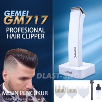 BEST SELLER Alat Cukur Portable Pencukur Rambut Baterai Charger Gemei