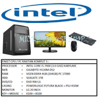 PAKET CPU / PC RAKITAN KOMPLIT 5 / INTEL I5 7400 (3.0 GHZ) / RAM 4GB