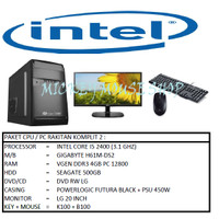 PAKET CPU / PC RAKITAN KOMPLIT 2 / INTEL I5 2400 (3.1 GHZ) / RAM 4GB
