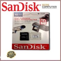 SANDISK MICRO SD 64GB HIGH ENDURANCE VIDEO MONITORING SDSDQQ-64GB