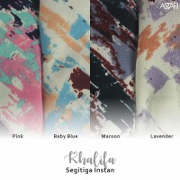 Jual FASHION MUSLIM KHALIFA HIJAB SEGITIGA / SEGIEMPAT INSTAN / SQUARE Murah