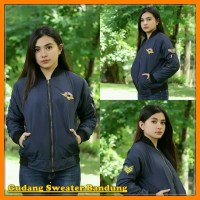 Jaket Wanita Bandung Armed Bomber Navy Terbaru