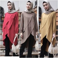 Atasan Wanita Desmira Tunik Blouse Baju Muslim Blus muslim