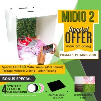 Jual SPECIAL PROMO MagicBox Midio 2 Portable Mini Photo Studio Light Box Murah